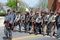 Group of Reenactors Parading in Bedford, Virginia - 2